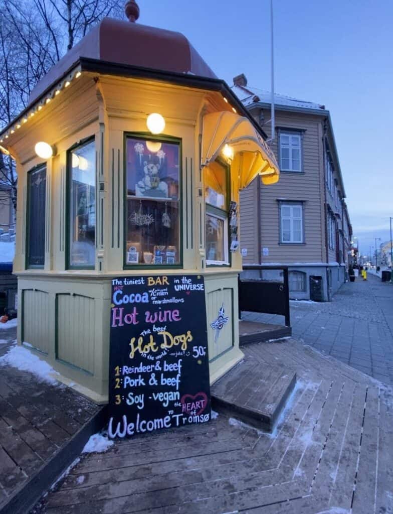 Raketten Bar in Tromso, the tiniest bar in the world. 